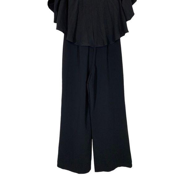 JayGodfrey Nix Off The Shoulder Wide Leg Pants Jumpsuit Size 6 - Picture 7 of 9